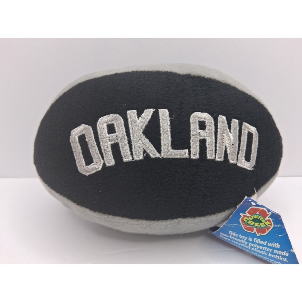 Oakland Plush Football Stuffed‎ Toy Sugar Loaf NFL Style Decor NWT 8"